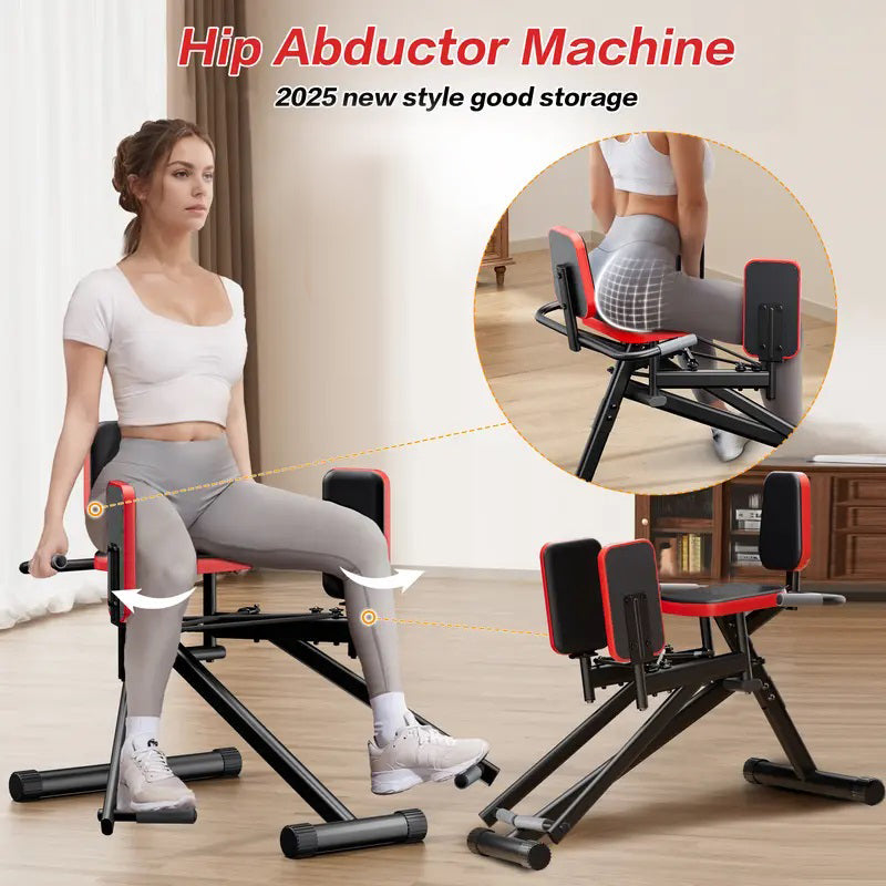 Adjustable Hip & Glute Trainer – Home Gym Exercise Machine for Toning & Strengthening