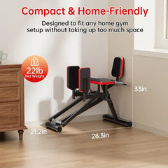 Adjustable Hip & Glute Trainer – Home Gym Exercise Machine for Toning & Strengthening