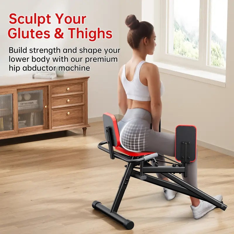 Adjustable Hip & Glute Trainer – Home Gym Exercise Machine for Toning & Strengthening